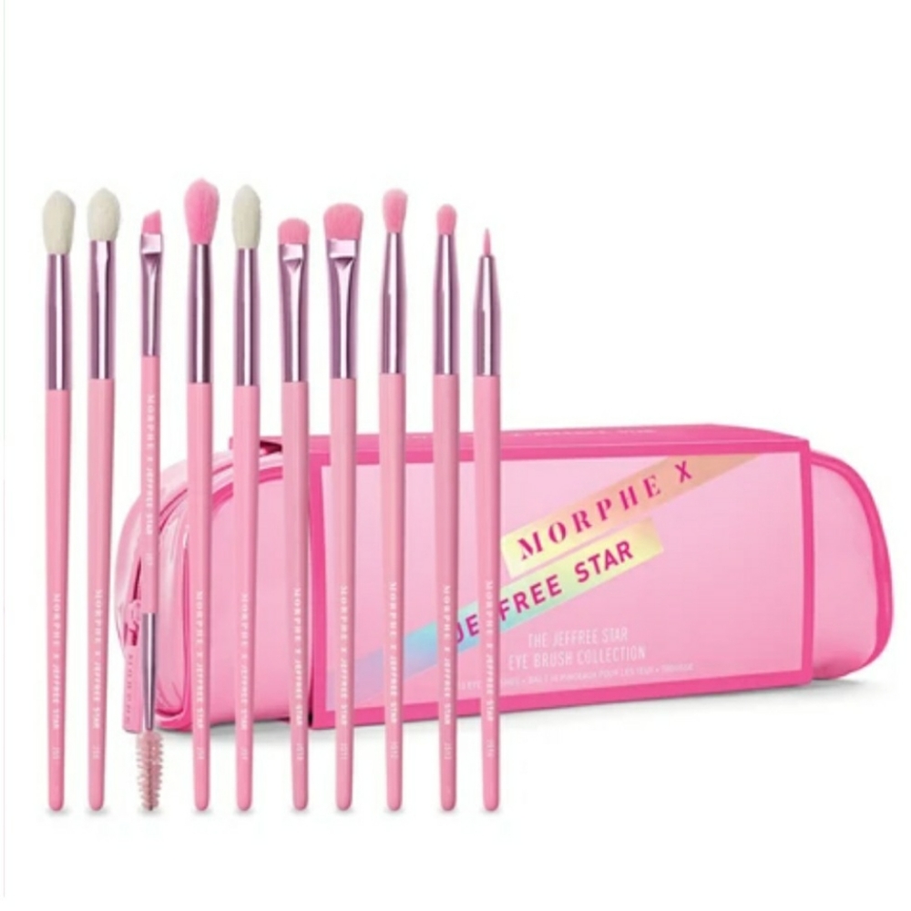 Morphe x Jeffree Star 10 Pc Eye Brushes + …